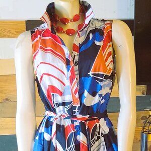 TALBOT'S FIT AND FLARE DRESS